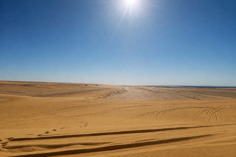 From Cairo: 4x4 Desert Safari, Waterfalls & Magic Lake Shared Tour: Wadi El Rayan, Magic Lake & Lake Qarun, Jeep