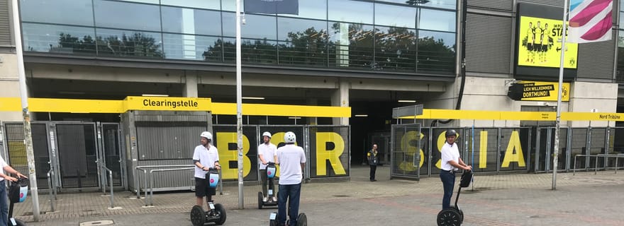 Visite en Segway du stade de football de Dortmund