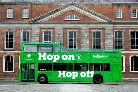 DoDublin Card : visite de Dublin en bus à arrêts multiplesBillet 24 h pour bus à arrêts multiples et guide anglophone