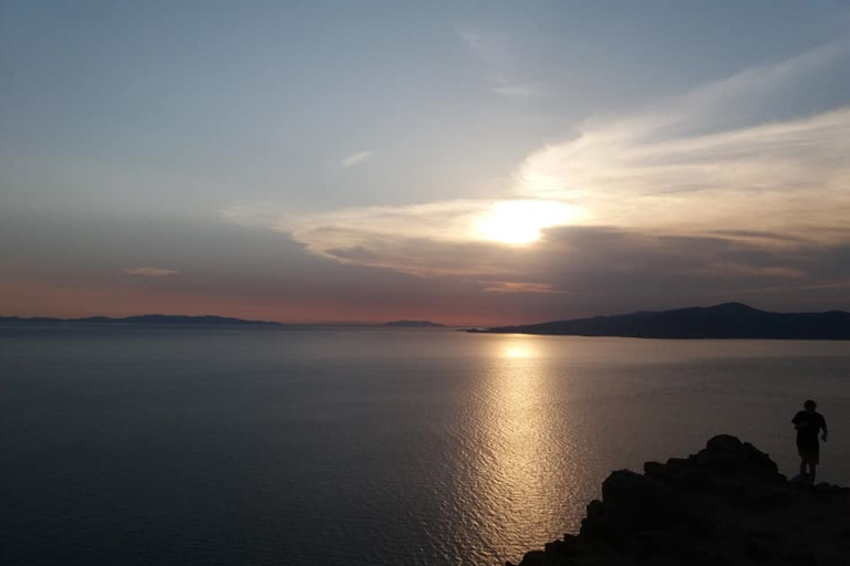 Sunset Armenistis Lighthouse Visit