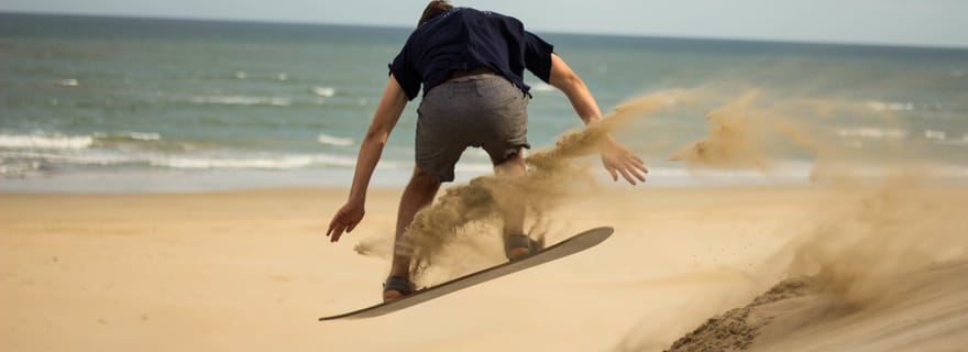 Sandboarding Jeffreys Bay