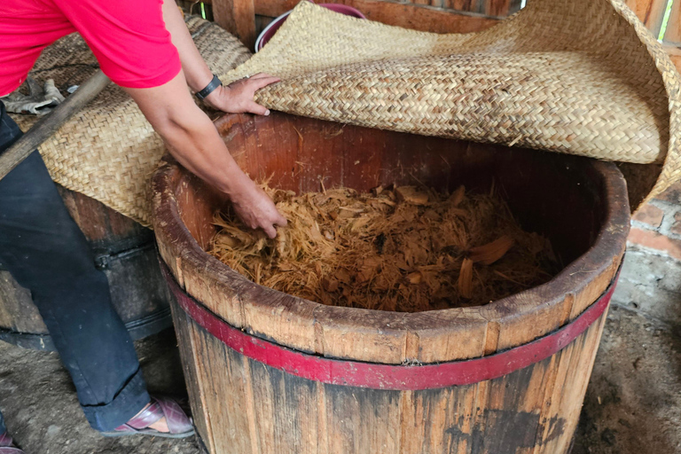 Breakfast in Tlacolula; Ancestral and industrial mezcal distillery