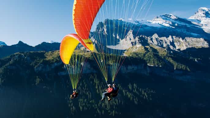 interlaken tandem paragliding flight