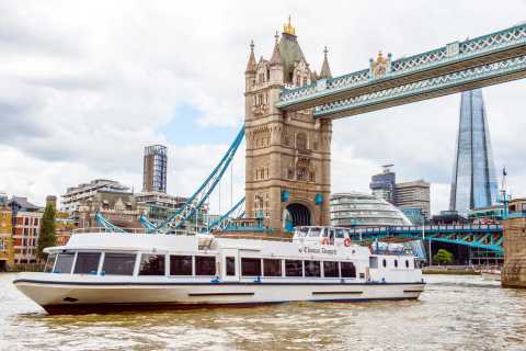 Londen: boottocht op Theems van Westminster naar Greenwich