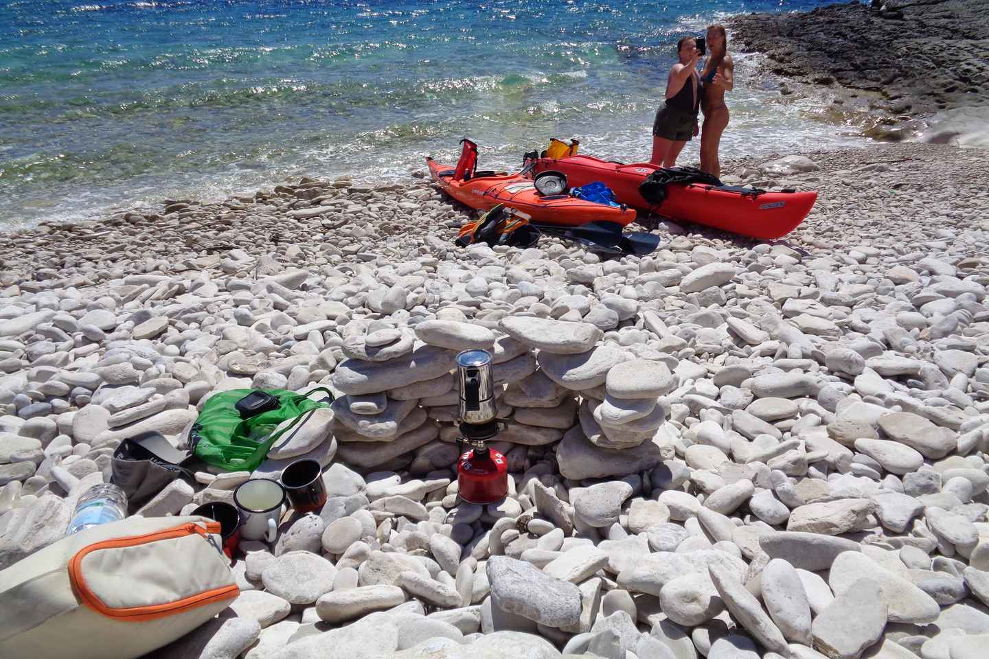 Lumbarda: Medio Día de Kayak e Historia con Delicias de Vino