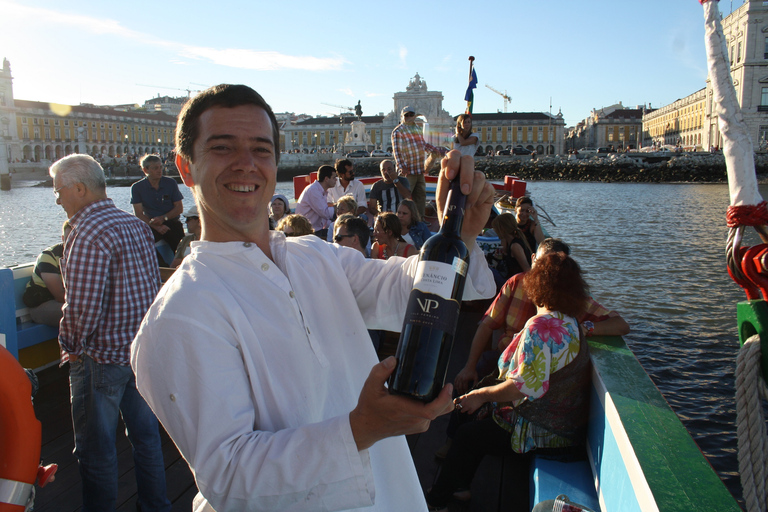 Lisbon: Tagus River Sunset Cruise in a Traditional Vessel River Tagus Sunset Cruise in Lisbon