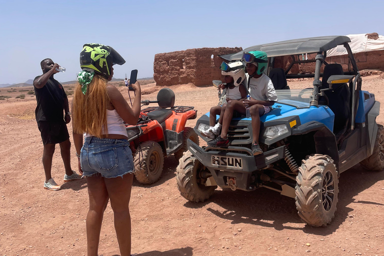 Marrakech : Excursion en Buggy 1000cc à la palmeraie et théMarrakech : Excursion privée en Buggy 1000cc à la palmeraie