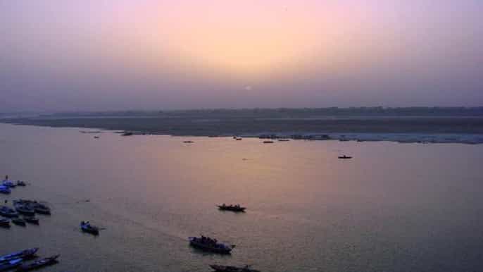 varanasi private evening rooftop dinner