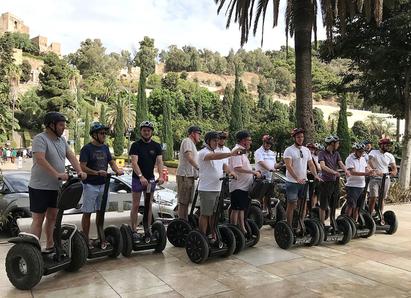 Malaga: Segway-tur til Gibralfaro-slottet, tyrefægterarenaen og havnen