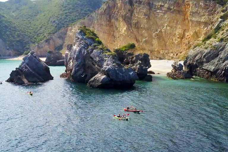 Vanuit Lissabon: kajaktocht naar natuurpark Arrábida