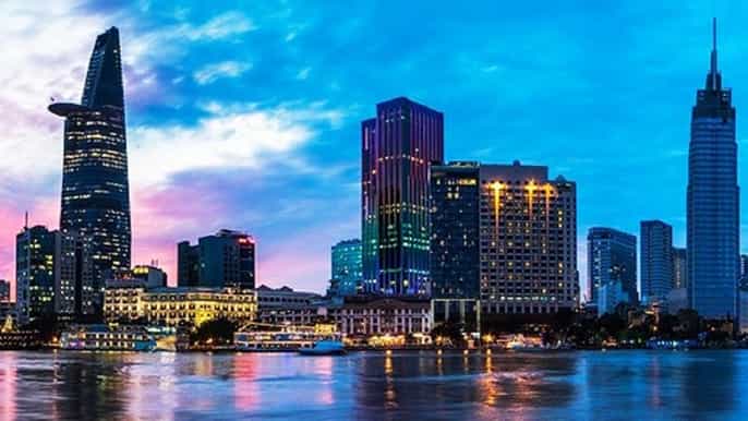 ho chi minh city night tour bitexco tower and dinner cruise
