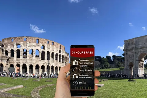 Coliseu, Fórum, Palatino Entrada e guia de áudio 3D