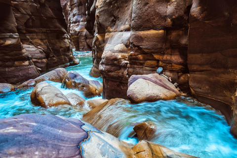 Depuis Amman : randonnée sur le Siq Trail du Wadi Mujib