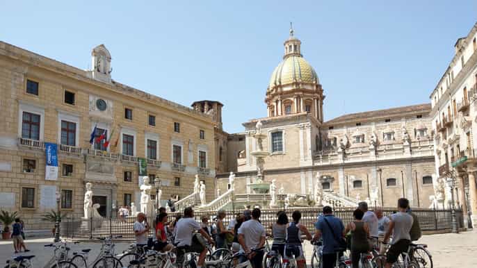 palermo tour in bici nel centro storico