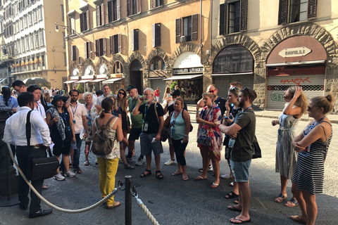 Florencia: vista previa histórica de la plaza del Duomo