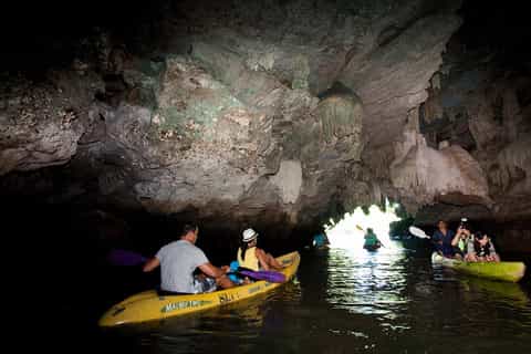 Krabi: Kayaking at Bor Thor with Optional ATV Ride
