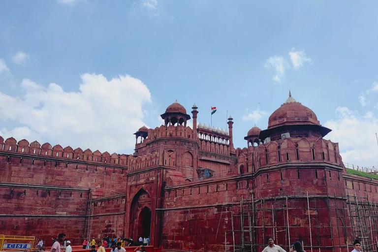 Nueva Delhi: Fuerte Rojo, Jama Masjid y Chandni Chowk con almuerzoTour por el Fuerte Rojo, Jama Masjid y Chandni Chowk