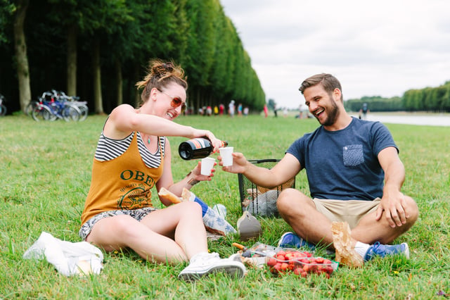 Depuis Paris : Visite du château et des jardins de Versailles à vélo avec billets