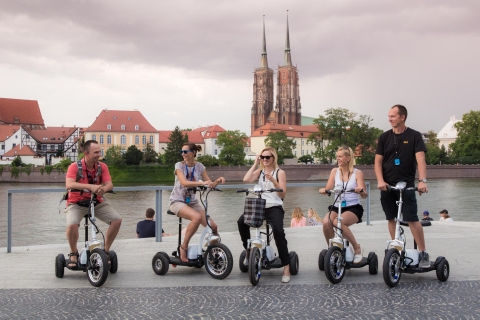 Breslau: Unterhaltsame E-Scooter-TourBreslau: 1,5-stündige E-Scooter-Tour