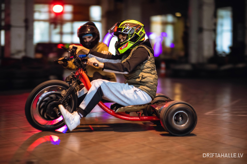 Riga | Drifta Halle: Extreme 20 minute ride on a drift trike