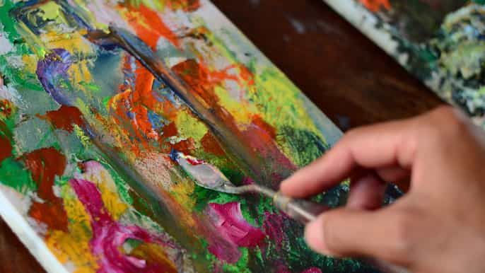 siem riep spoon painting class with local artist