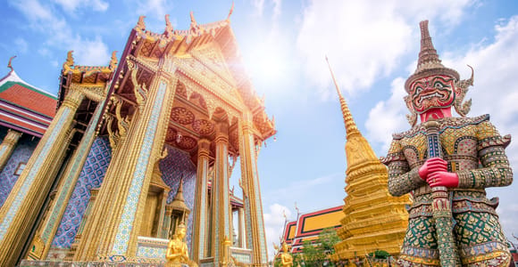 Bangkok: Ganztagestour mit lokalen Verkehrsmitteln