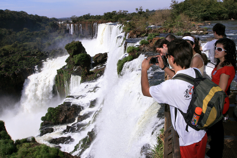 Ganztägige Iguassu-Fälle auf beiden Seiten - Brasilien und ArgentinienAbreise von den Hotels in der Innenstadt von Foz do Iguaçu