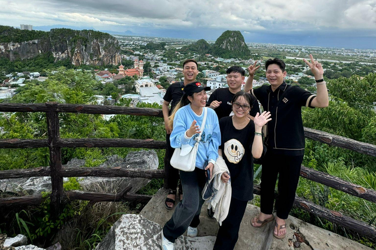 Excursão turística de meio dia à cidade de Da Nang em motaPasseio de mota