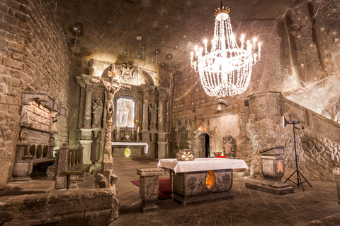 Da Cracovia: tour alla Miniera di Sale a WieliczkaTour di gruppo condiviso