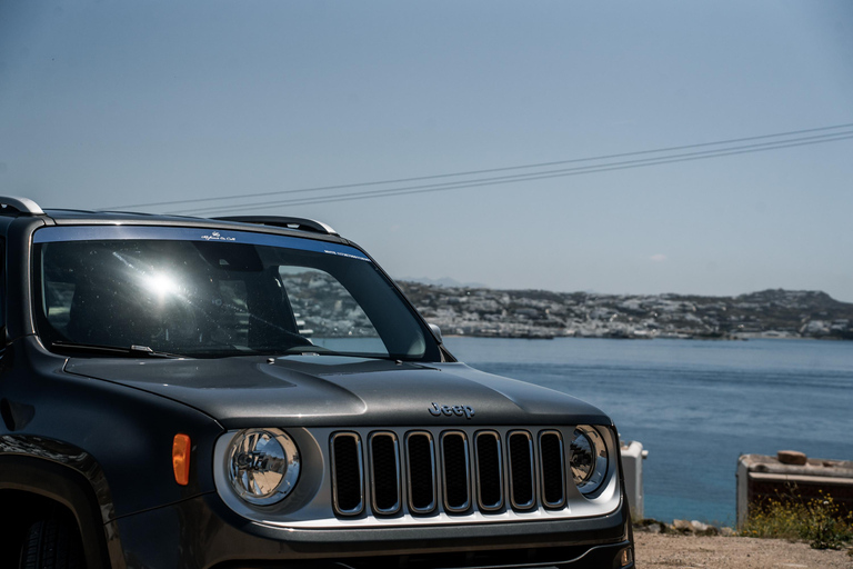 Mykonos Hidden Spots Jeep geführte private Tour