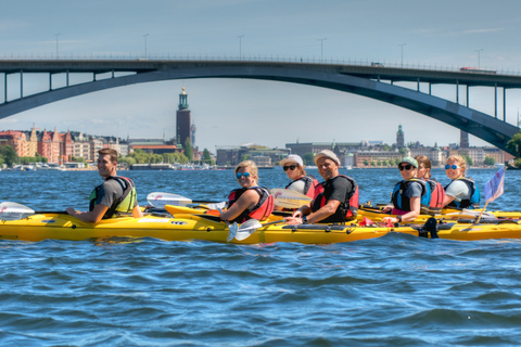 Stockholm: Guided Kayak City Tour & Optional Midsummer Meal Evening Tour with Meal