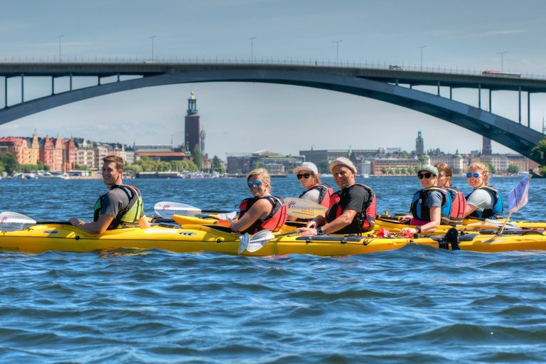 Stockholm: Guided Kayak City Tour & Optional Midsummer Meal Daytime Tour without Meal