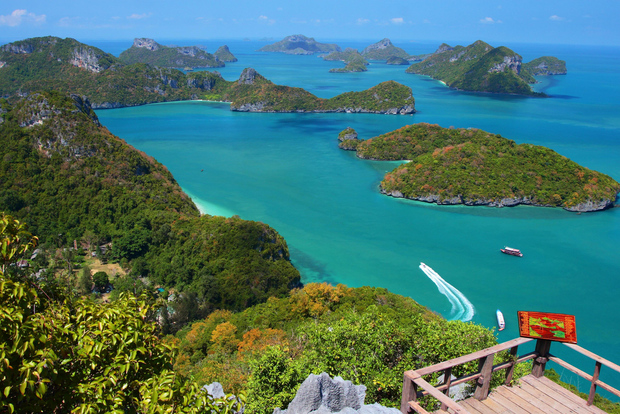 Samui: Excursión de un día en lancha rápida al Parque Nacional Marino de Angthong