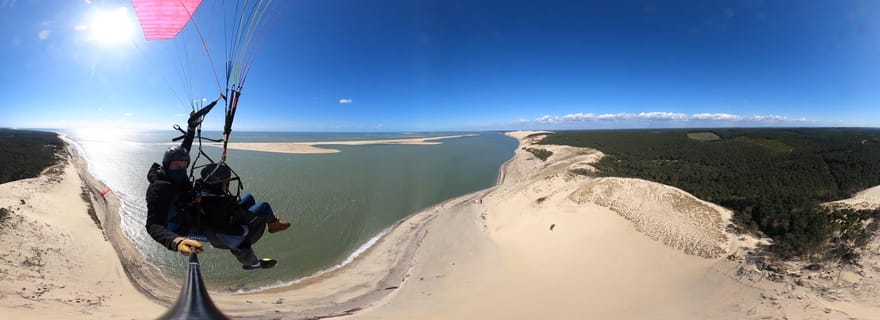 Baptême parapente à la Dune du Pilat