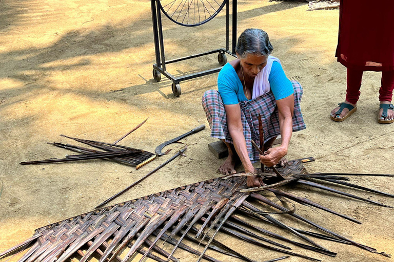 Kerala: Backwater Village Punting Boat Cruise with Lunch