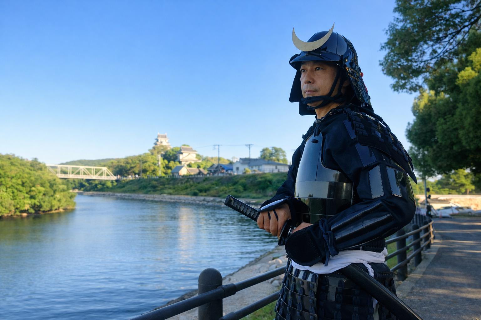 Okayama: Anprobieren einer Samurai-Rüstung und Sightseeing-Bootstour