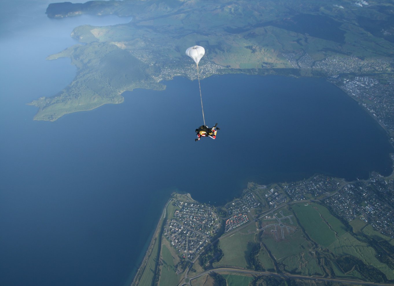 Tandem faldskærmsudspring i Taupo