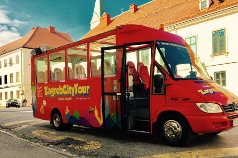 Zagreb: stadstour met panoramische hop on-, hop off-bus