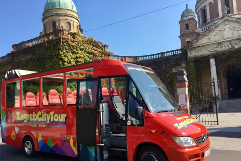 Zagreb: stadstour met panoramische hop on-, hop off-bus