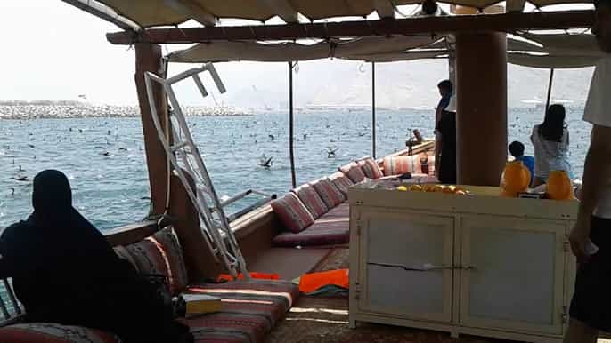 khasab outdoor camping with dhow cruise tour