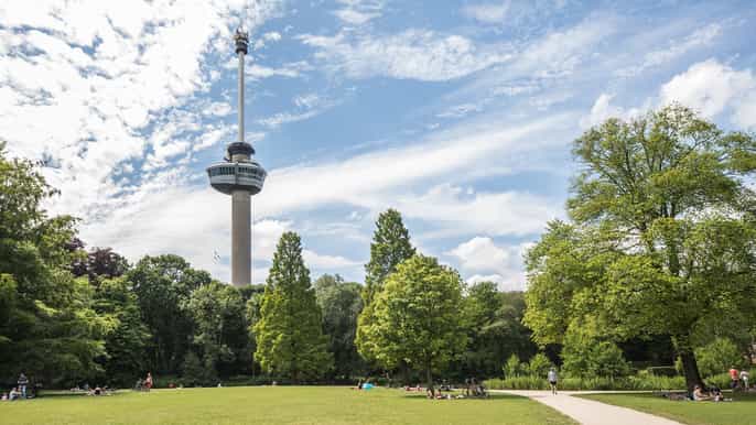 Róterdam: entrada a torre de observación Euromast