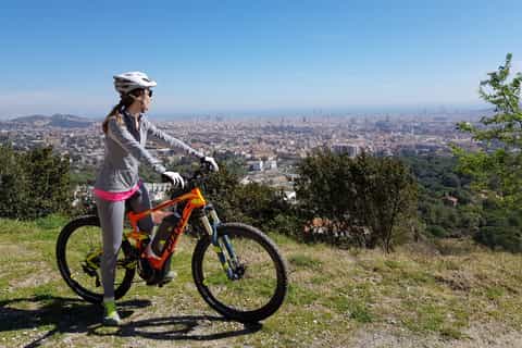 Barcelona: Electric Mountain Bike Ride with Panoramic Views
