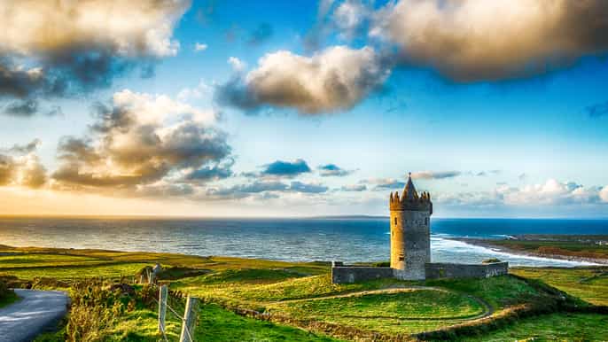 depuis galway îles daran falaises de moher et croisière