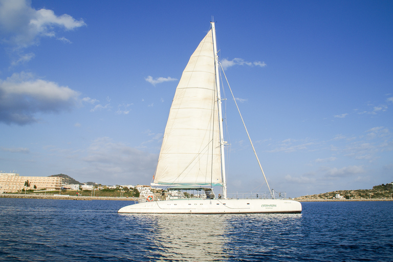 IBIZA: Catamaran Excursion a illetas 4h Katamaran Excursion - Pick-Up in Ibiza and San-Antonio