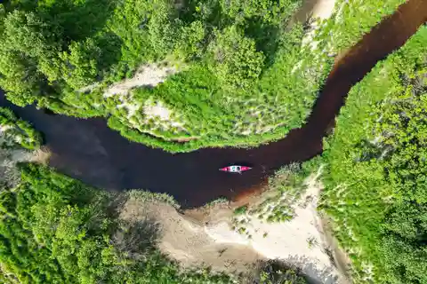 Aventure en canoë d'une journée au départ de Rovaniemi