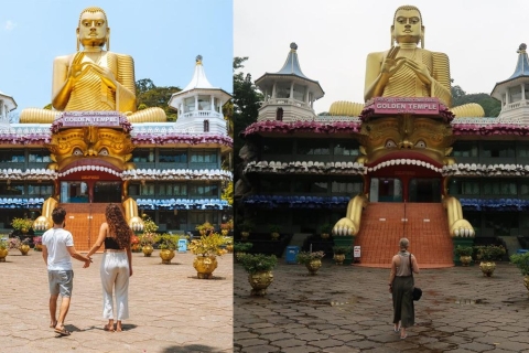 Vanuit Kandy: Sigiriya Rots en Dambulla Grottentempel Dagtocht