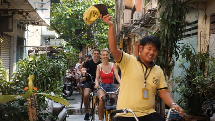 bangkok excursão clássica de bicicleta