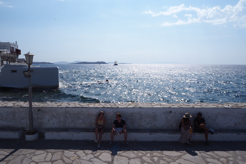 Vanuit Mykonos: transfer naar Delos per bootBoottocht vertrek vanuit de haven met cruiseschepen