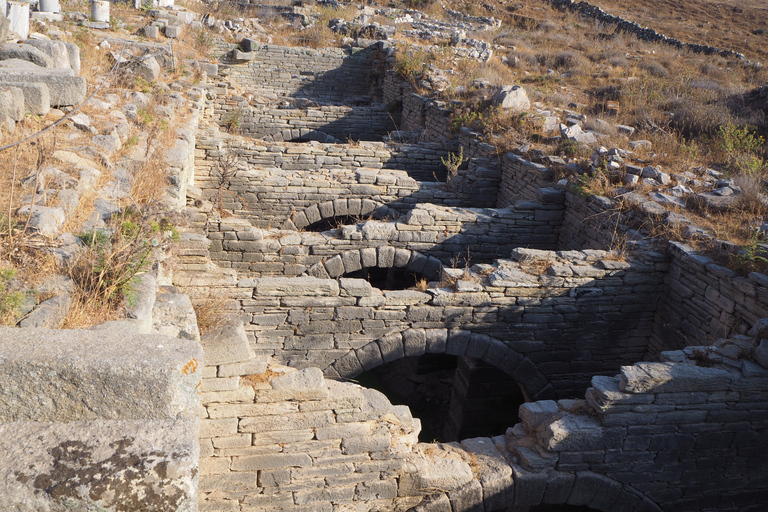 Ab Mykonos: Bootstransfer zur Delos InselBootstour ab dem Kreuzfahrthafen