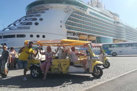 Lisbon: Shore Excursion and Tapas Tour by Electric Tuk Tuk